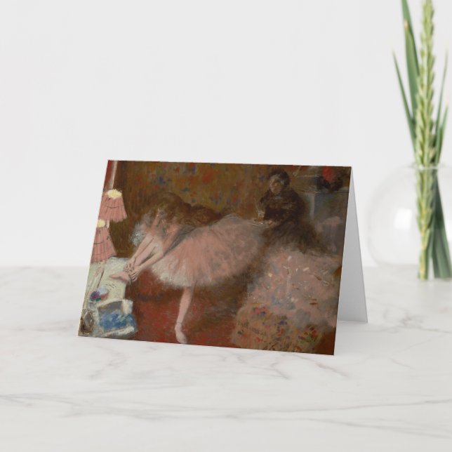 Cartão Vintage Victorian Coquette Forain Ballerina (Frente)