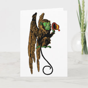 Cartão Vintage Wizard of Oz, Mau do Chapéu Macaco Voador