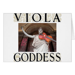 Cartão Viola Goddess