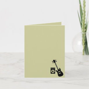 Cartão Violão/Amplificador