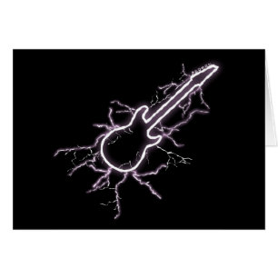 Cartão Violão elétrico