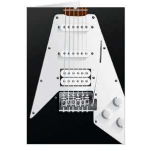 Cartão Violão elétrico