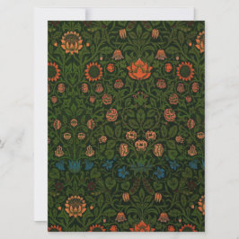 Cartão Violet e Columbine (por William Morris)