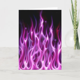 Cartão Violet Flames