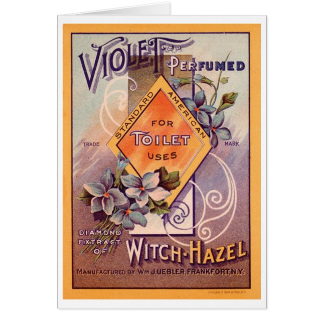 Cartão Violet Perfume (Frente)