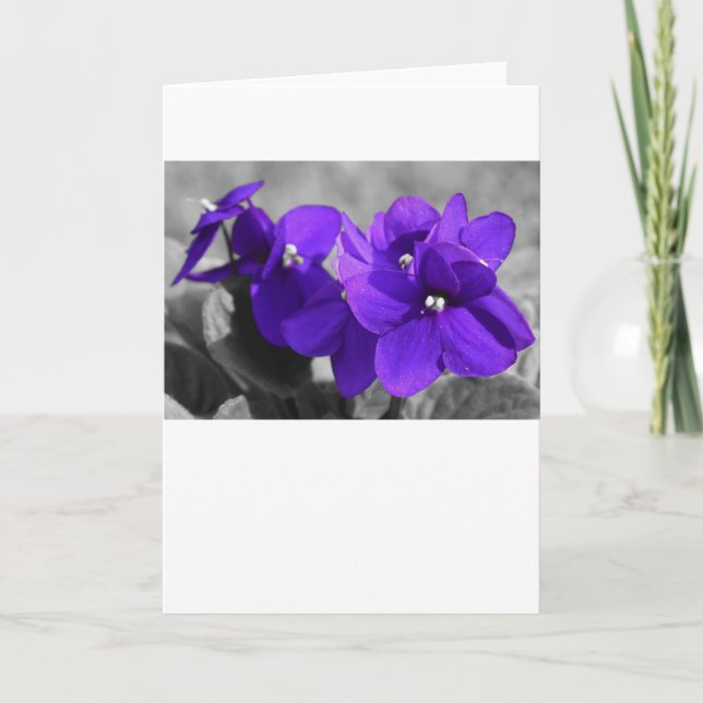 Cartão Violeta, carta (Frente)