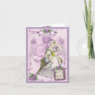 Cartão Violette parisiense Rosee Parfume