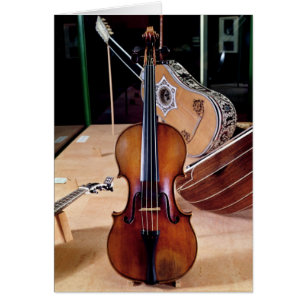 Cartão Violin, por Stradivari, Cremona, 1699 (foto;