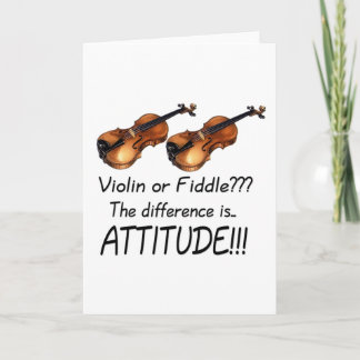 Cartão Violino ou violino???