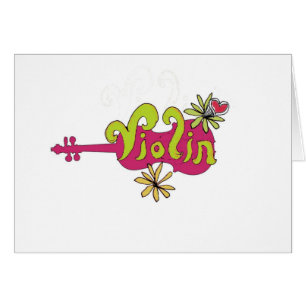 Cartão violinplayer