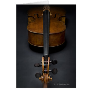 Cartão Violoncelo antigo