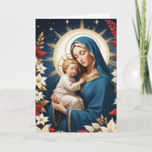 Virgem Abençoada Mary Natal Católico Tradicional