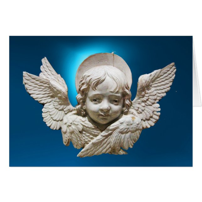 CARTÃO VIRGEM E CRIANÇA COM ÂNGULOS (Frente Horizontal)