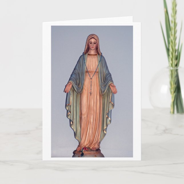 Cartão Virgem Maria (Frente)