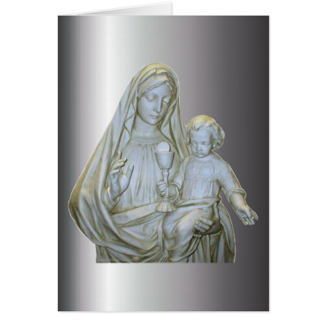 Cartão Virgem Maria (Frente)