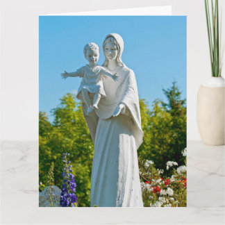 Cartão Virgem Maria e Menino Jesus em Remagen