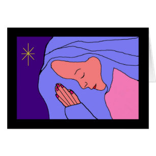 Cartão virgem mary