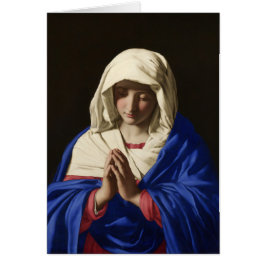 Cartão Virgem Religiosa Mãe Maria Vintage Católica