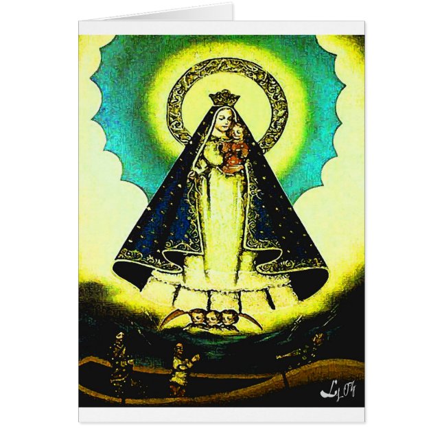 CARTÃO VIRGEN DE LA CARIDAD (Frente)