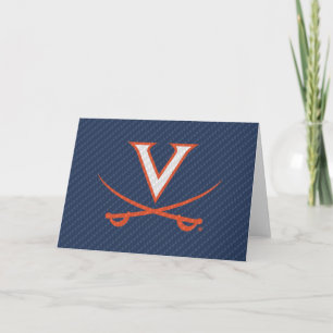 Cartão Virginia Cavaliers Carbon Fiber