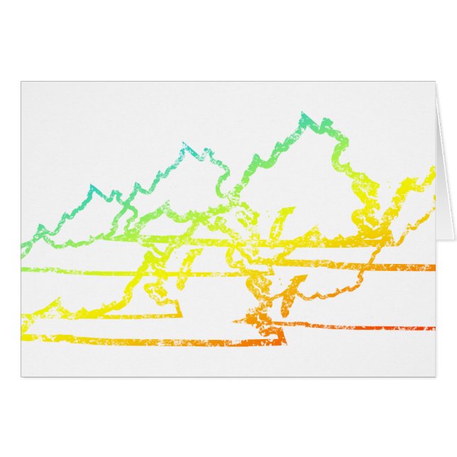 Cartão virginia chill blur (Frente Horizontal)