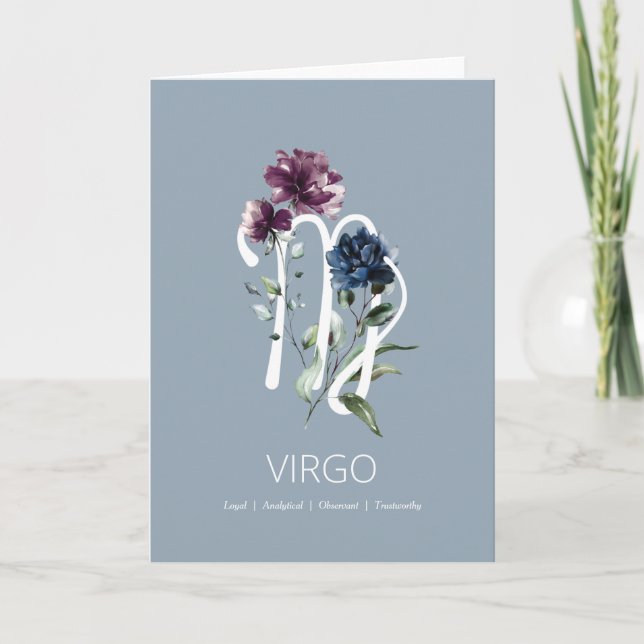 Cartão Virgo Birthday Card (Frente)