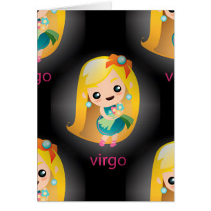 Cartão virgo kawaii