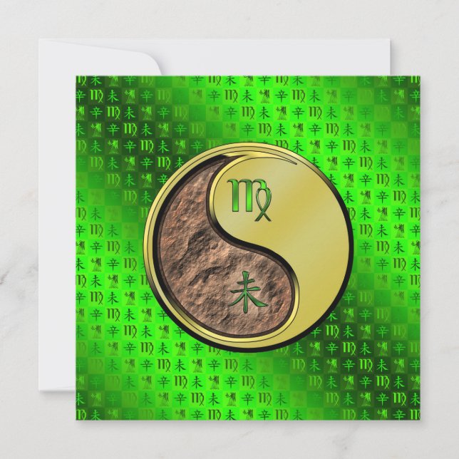 Cartão Virgo & Metal Goat (Frente)