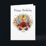 Cartão VIRGO Zodac setembro Aniversário Personalizar Nome<br><div class="desc">VIRGO Zodac setembro Aniversário Personalizar Nome</div>