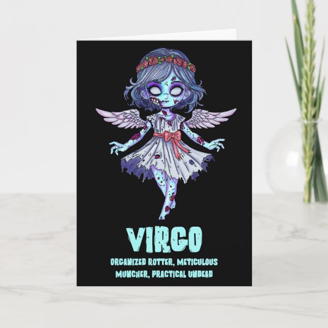 Cartão Virgo Zombie (Frente)