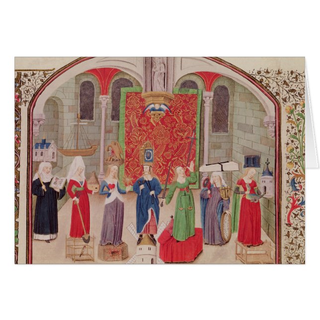 Cartão Virtudes teológicos e cardinais (Frente Horizontal)