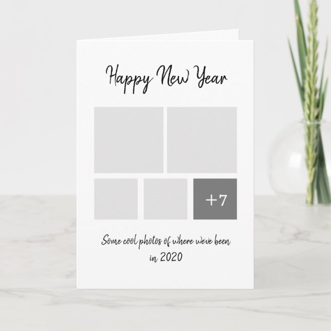 Cartão Vírus Humor Corona 2020 Por Ano Em Revisão (Frente)