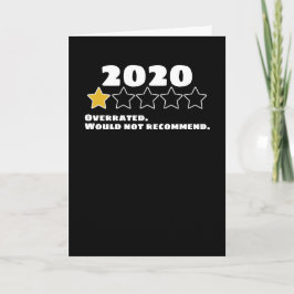 Cartão Vírus Humor Corona 2020 Sobreclassificado