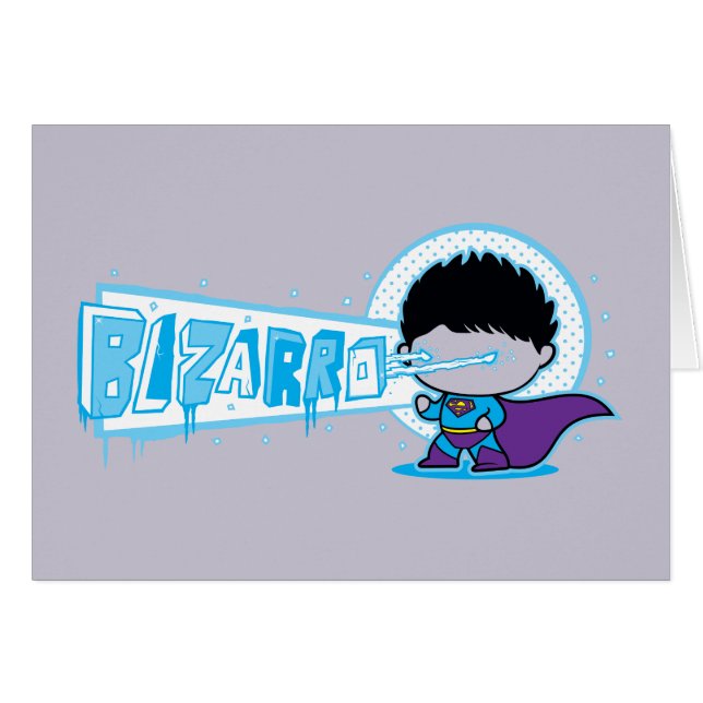 Cartão Visão Ártico de Chibi Bizarro (Frente Horizontal)