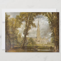 Visão da Catedral de Salisbury (por John Constable