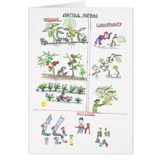 Cartão Visão da fazenda de Natasha (Frente)