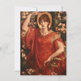 Cartão Visão de Fiammetta (por Dante Gabriel Rossetti)