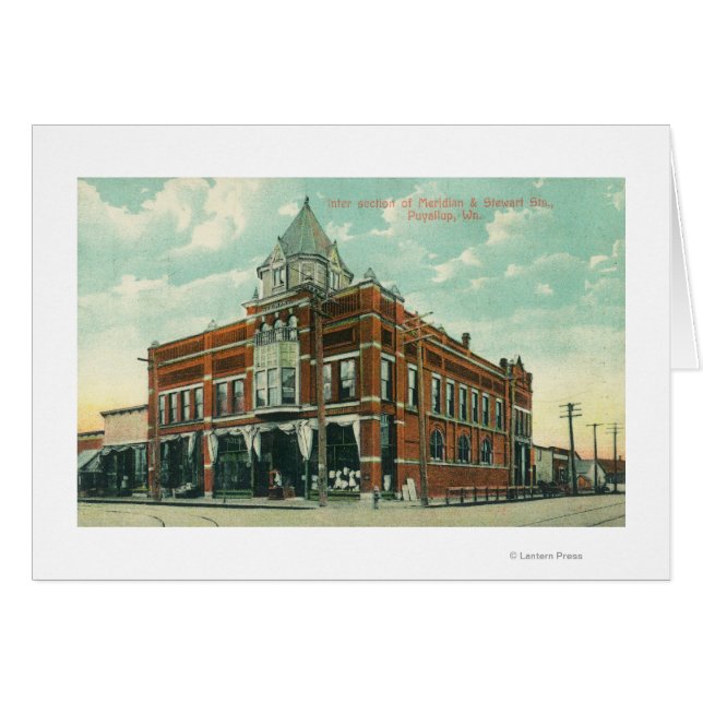 Cartão Visão de Interseção da Rua Meridian e Stewart (Frente Horizontal)