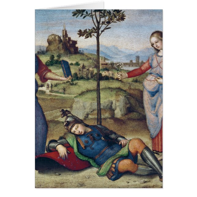 Cartão Visão de um cavaleiro, c.1504 (Frente)