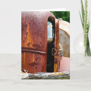 Cartão Visão Diferente do Caminhão Antigo