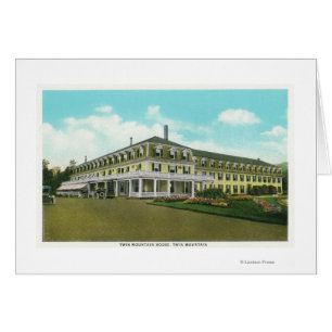 Cartão Visão Exterior da Casa do Mt Gêmeo