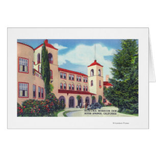 Cartão Visão Exterior da Missão Sonoma