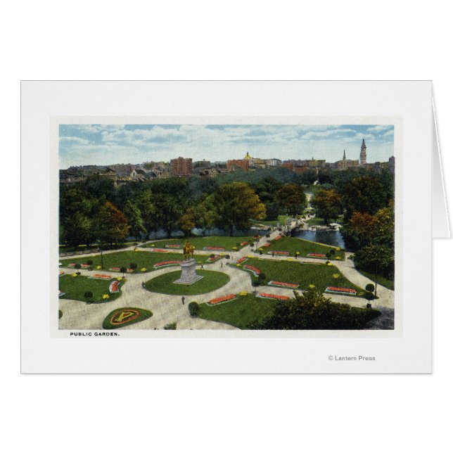 Cartão Visão Geral do Jardim Público (Frente Horizontal)