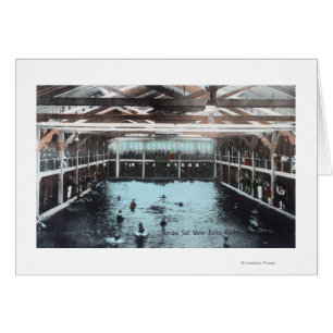 Cartão Visão Interior das Banheiras de Água Salgada de Ne