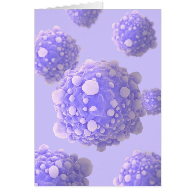 Cartão Visão Microscópica Das Células Cânceres de pâncrea (Frente)