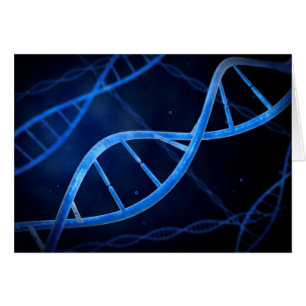 Cartão Visão Microscópica Do DNA