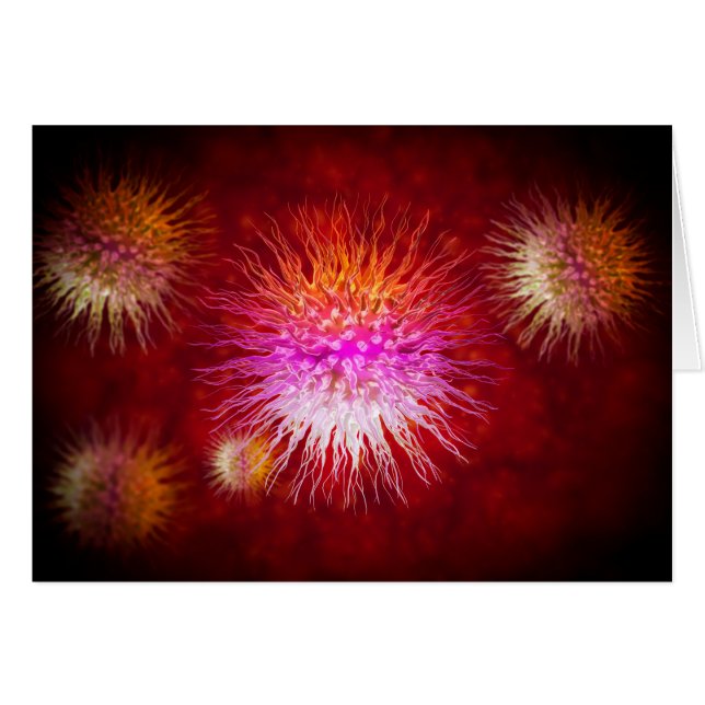 Cartão Visão Microscópica Dos Dendrimers 1 (Frente Horizontal)