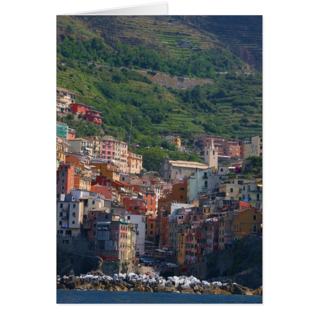 Cartão visão riomaggiore italia (Frente)