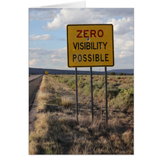 Cartão Visibilidade zero