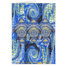 Cartão Visitantes de Van Gogh em uma noite estrelado